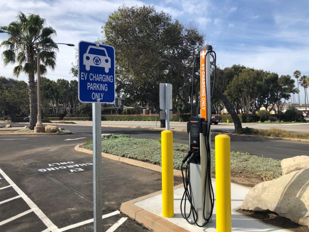 Electric Vehicle Charging Station Available at Channel Islands Harbor