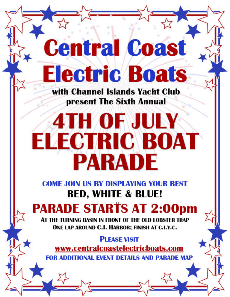 2021 Channel Islands Harbor 4th of July Electric Boat Parade Channel