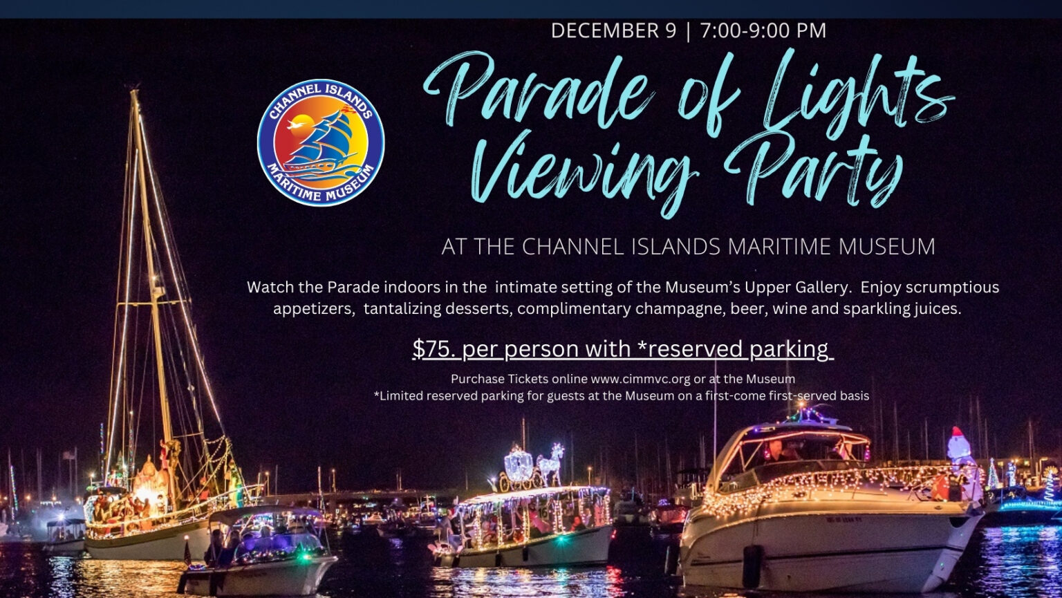 Parade of Lights Viewing Party at the Channel Islands Maritime Museum